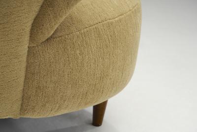 Modern Scandinavian Lounge Chairs with Tapered Feet Scandinavia ca 1950s