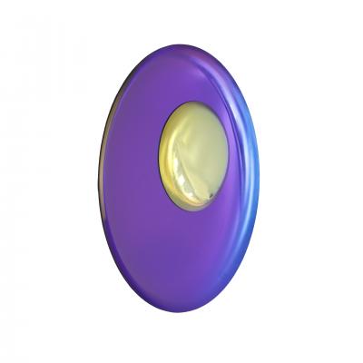 Modern Sculptural Concave Glass French Mirror