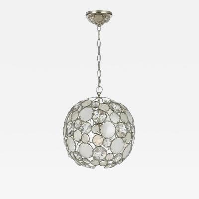 Modern Shell Crystal Pendant Orb Chandelier