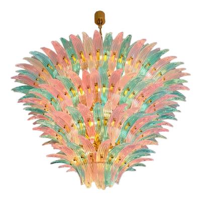 Modern Sputnik Chandelier Murano Glass Palmetta Vibrant Italian Multicolor
