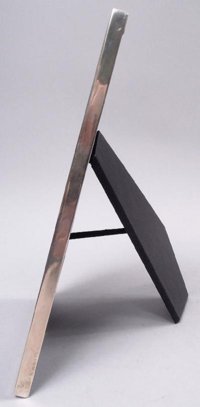 Modern Sterling Blue Enamel Frame for Portrait or Landscape Picture