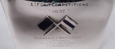 Modern Sterling Silver Box with Australian Imperial Force Association