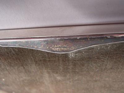 Modern Sterling Silver Frame for Portrait or Landscape Picture