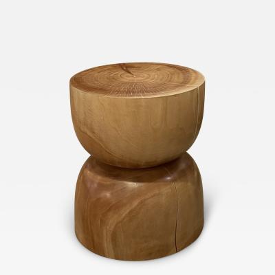 Modern Taburet or side table Crafted by Carlos Mendoza Acosta