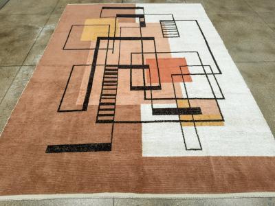 Modern Turkish Art Deco Room Size Carpet