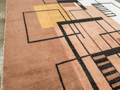 Modern Turkish Art Deco Room Size Carpet