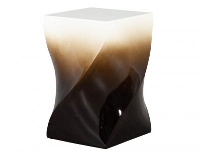 Modern Twist Pedestal Stands in Ombre Lacquered Finish