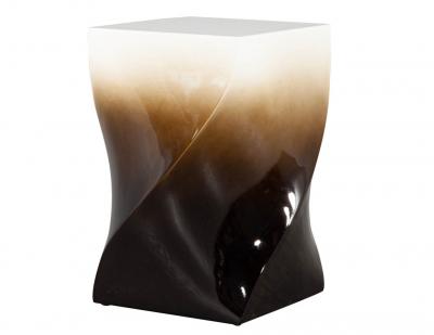 Modern Twist Pedestal Stands in Ombre Lacquered Finish