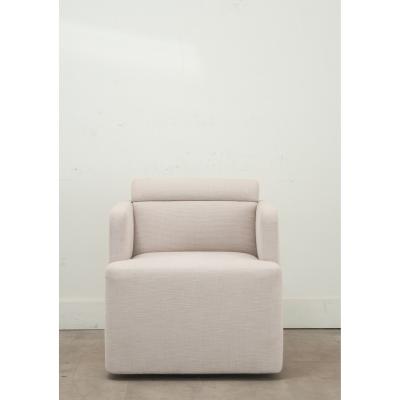 Modern Upholstered Swivel Armchair