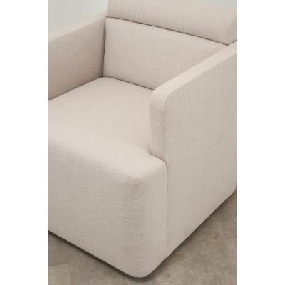 Modern Upholstered Swivel Armchair