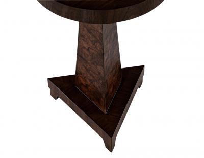 Modern Walnut Accent Drinks Table