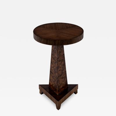 Modern Walnut Accent Drinks Table