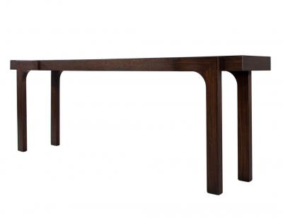 Modern Walnut Console Table