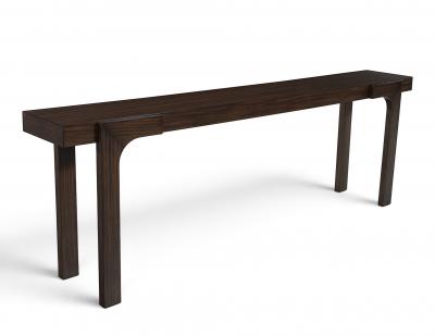 Modern Walnut Console Table