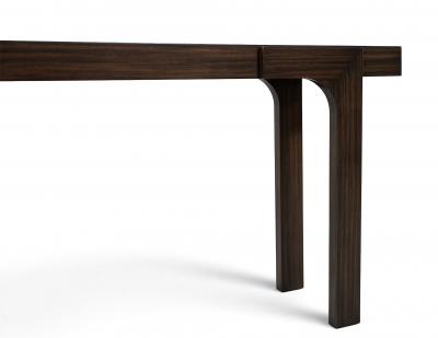 Modern Walnut Console Table