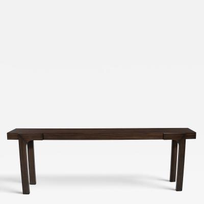 Modern Walnut Console Table
