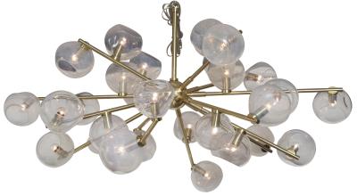 Moderne Iridescent Sputnik Ceiling Fixture Contemporary