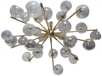 Moderne Iridescent Sputnik Ceiling Fixture Contemporary