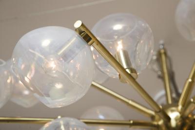 Moderne Iridescent Sputnik Ceiling Fixture Contemporary