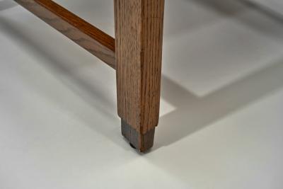 Modernist Armchair with Woven Seat The Netherlands early 20th Century