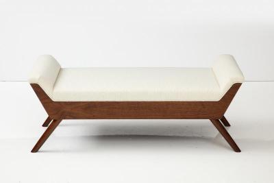 Modernist Bench Walnut