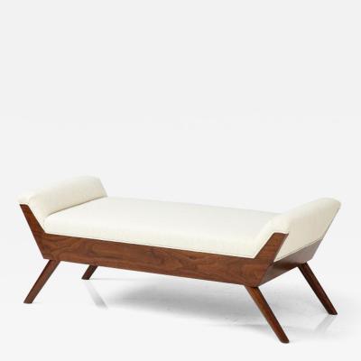 Modernist Bench Walnut