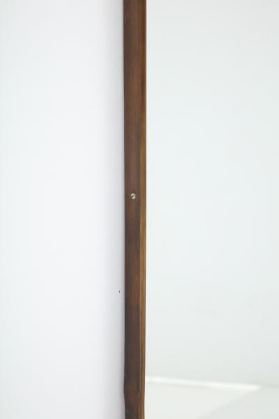 Modernist Italian 1950s Brass Shaped Grand Scale Mirror