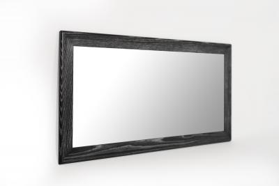 Modernist Limed Oak Rectangular Mirror C 1960s