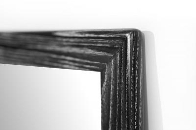 Modernist Limed Oak Rectangular Mirror C 1960s