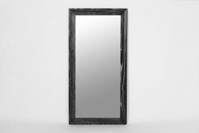 Modernist Limed Oak Rectangular Mirror C 1960s