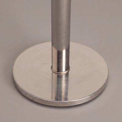 Modernist Mushroom Floor Lamp in Polished Aluminum