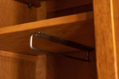 Modernist Oak Highboard Reconstruction Period France Circa 1955