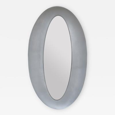 Modernist Oval Mirror by Lorenzo Burchiellaro
