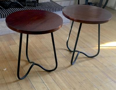 Modernist Pair of Coffee Table or Stools