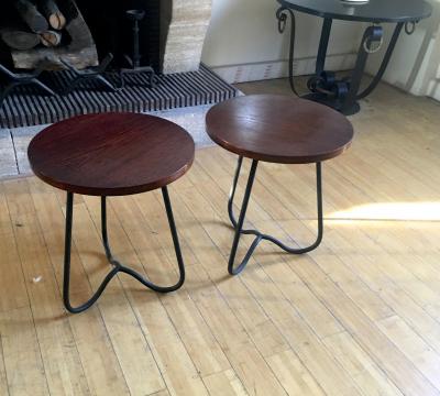 Modernist Pair of Coffee Table or Stools