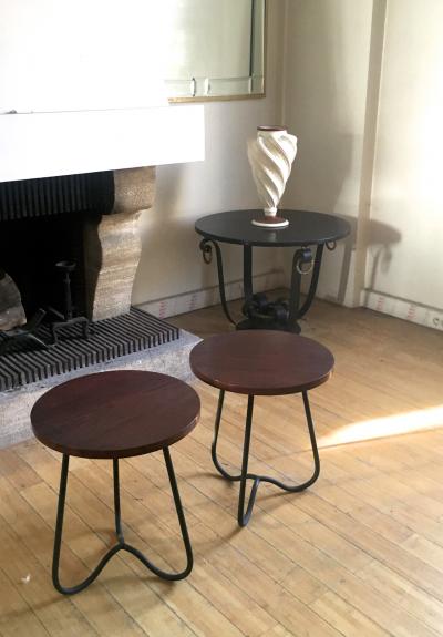 Modernist Pair of Coffee Table or Stools