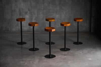 Modernist Pedestal Stool France Mid 20th Century