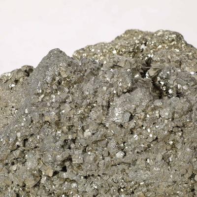 Modernist Pyrite Rock Specimen on Rectilinear Lucite Base