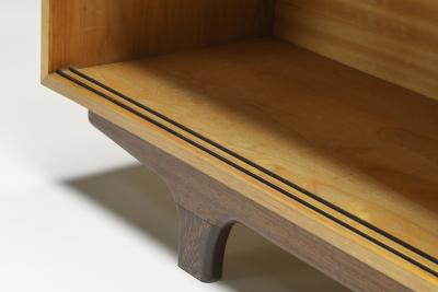 Modernist Sideboard with Ceramic Details 1950s