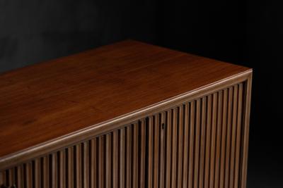 Modernist Slatted Credenza Italy 1960s