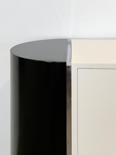 Modernist Two Tone Lacquered Credenza