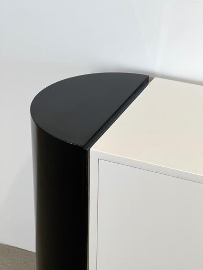 Modernist Two Tone Lacquered Credenza