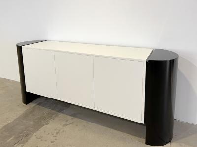 Modernist Two Tone Lacquered Credenza