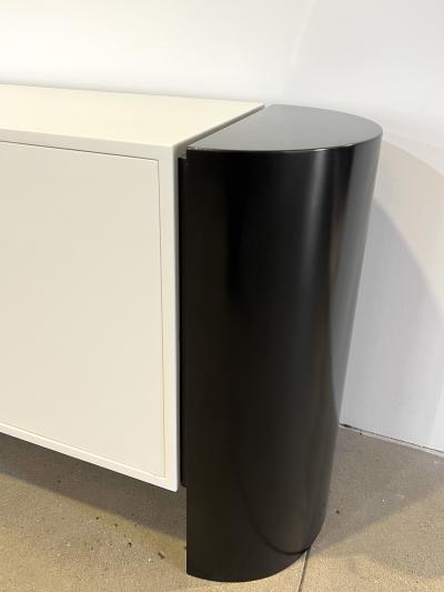 Modernist Two Tone Lacquered Credenza