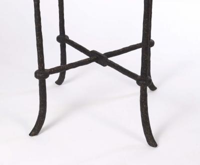 Modernist Wrought Iron Pedestal 20thc 
