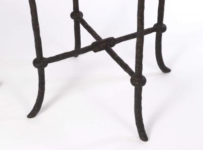 Modernist Wrought Iron Pedestal 20thc 