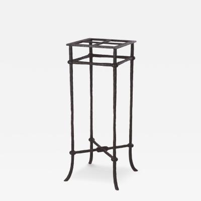 Modernist Wrought Iron Pedestal 20thc 