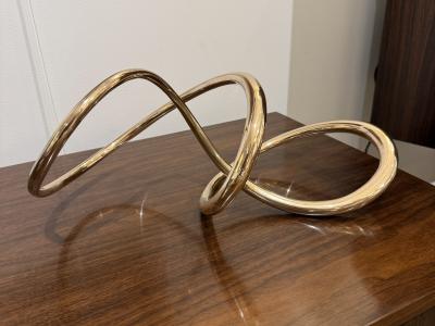 Modernist freeform sculpture in bronze 