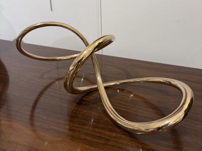 Modernist freeform sculpture in bronze 