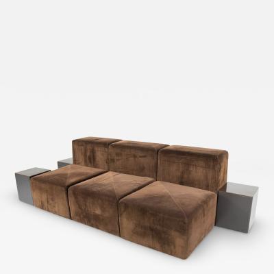 Modular Sofa Sistema 61 by Giancarlo Piretti Italy 1970s